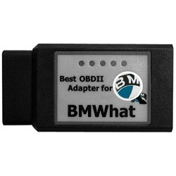 BMWhat IOS - 49 Bluetooth OBD OBD2 Диагностичен адаптер за БМВ