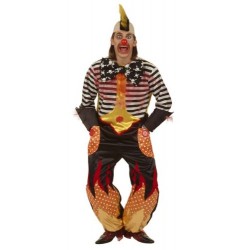 Костюм на клоун за мъже. Карнавален костюм за Мъж, Размер: XL