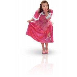 Рокля на принцеса Аврора. Карнавален костюм за Момиче, Размер: S, възраст: 3-4 години, височина: 98-104 cm