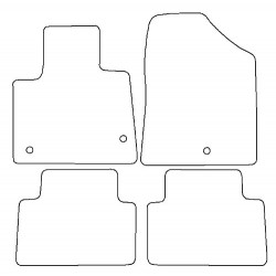 Мокетени стелки за Hyundai Santa Fe Models от10 / 12 