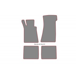 Intermats - Мокетени стелки за автомобил за Mercedes classe SLC tipo C107; 4 pz, 