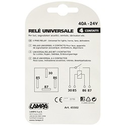 Lampa 45502 Универслано реле с 4 контакта Lampa 45502 Универслано реле с 4 контакта
