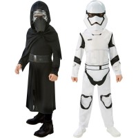 Костюм с маска от Междузвездни Войни (Star Wars) 2 броя. KYLO Ren и Stormtrooper за момчета, Възраст: 5-6 години