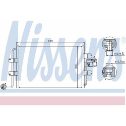 Nissens 94522 Кондензатор,Климатик