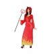 Червена рокля на дявол за жена. Карнавален костюм за Жена, Размер: XL