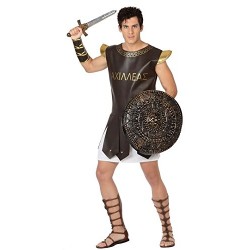 Костюм на римлянин за мъже. Карнавален костюм за Мъж, Размер: M/L