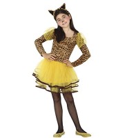Костюм на леопард за момиче. Карнавален костюм за Момиче, Възраст: 4 години