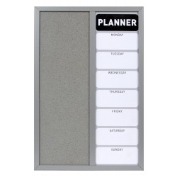 Zeller 11524 Weekly Planner / 40 x 60 Aluminium Grey (In German) Zeller 11524 Weekly Planner / 40 x 60 Aluminium Grey (In German)