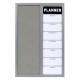 Zeller 11524 Weekly Planner / 40 x 60 Aluminium Grey (In German) Zeller 11524 Weekly Planner / 40 x 60 Aluminium Grey (In German)