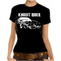 Дамска тениска с логото и надпис Среднощен ездач