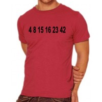 Мъжка тениска с Цифри 4 8 15 16 23