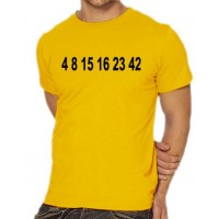 Мъжка тениска с Цифри 4 8 15 16 23