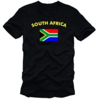 Мъжка тениска с флага на Южна Африка
