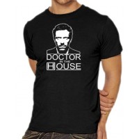 Мъжка тениска с лика на Д-р Хаус
