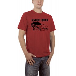 Мъжка тениска с логото и надпис Среднощен ездач