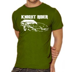 Мъжка тениска с логото и надпис Среднощен ездач