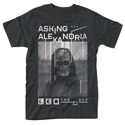 Мъжка тениска с надпис Asking Alexandria The Black