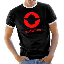 Мъжка тениска с надпис Yodafone
