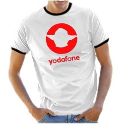 Мъжка тениска с надпис Yodafone