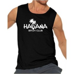 Мъжки потник с надпис на английски Havana - Bitch Club